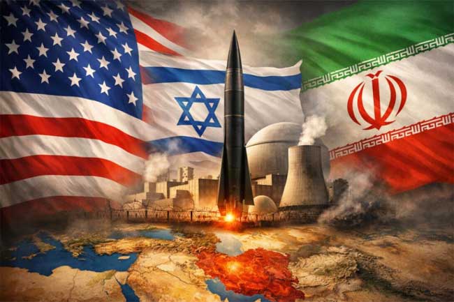 ඉරානය උඩුයටිකුරු කළ අමෙරිකානු සහ ඊශ්‍රායල ඒකාබද්ධ ප්‍රහාරය