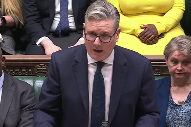 ඉරානයට එරෙහි ප්‍රහාරවලට බ්‍රිතාන්‍යය සෘජුවම සම්බන්ධ නොවන බවට ප්‍රකාශයක්