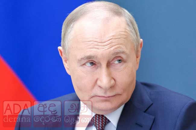රුසියානු ජනාධිපති පුටින්ගෙන් අනතුරු ඇඟවීමක්
