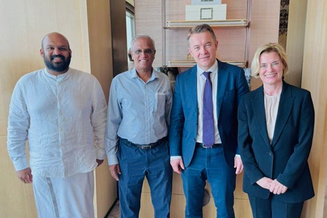 නෝර්වේ නියෝජ්‍ය විදේශ අමාත්‍යවරයා සහ ITAK නායකයින් අතර විශේෂ හමුවක්