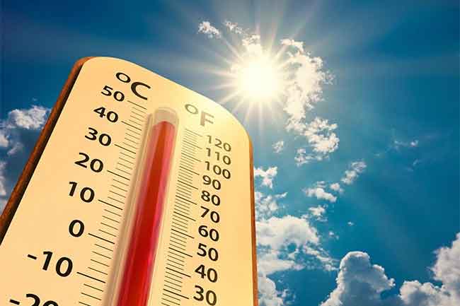 උණුසුම් කාලගුණය අප්‍රේල් මැද දක්වා