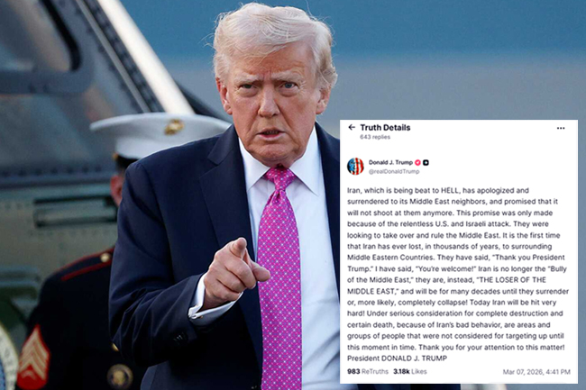 ඉරානයට අද දින‍ය තුළ  ඉතා දරුණු ප්‍රහාර එල්ල කරන බවට  ට්‍රම්ප්ගෙන් අනතුරු ඇඟවීම්