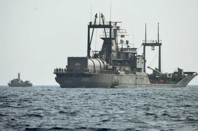 සුවය ලැබූ නාවිකයින් 22 දෙනෙකු කොග්ගල ගුවන් හමුදා කඳවුරට 