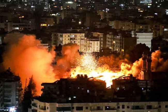 ඊශ්‍රායල ප්‍රහාරවලින් ලෙබනනයේ 400කට ආසන්න පිරිසක් මිය ගිහින් 