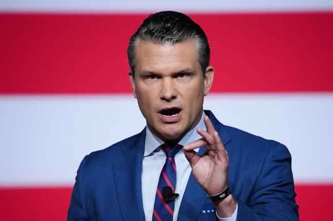 අමෙරිකාව දිනනතුරු මෙහෙයුම් පවත්වනවා - පීට් හෙග්සෙත්