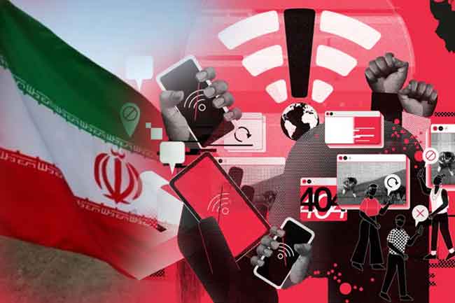  ඉරානයේ අන්තර්ජාල විසන්ධියට අදට දින 10ක්