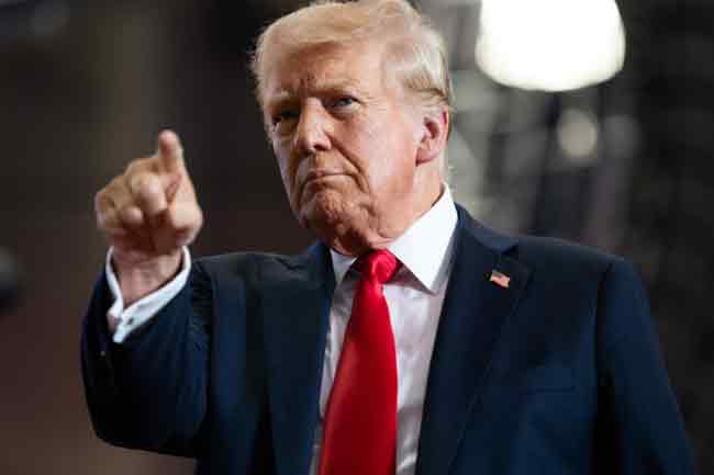 යුද්ධය කඩිනමින් අවසන් කරන බව ට්‍රම්ප් කියයි 