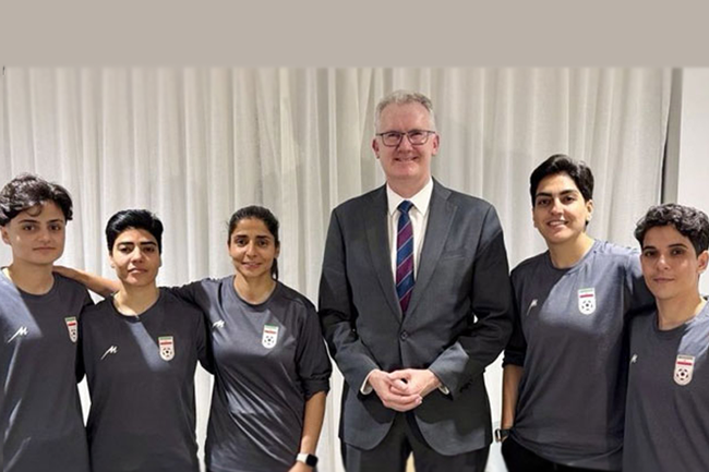 ඉරාන කාන්තා පාපන්දු ක්‍රීඩිකාවන් පස් දෙනෙකුට ඔස්ට්‍රේලියාවේ රැකවරණය