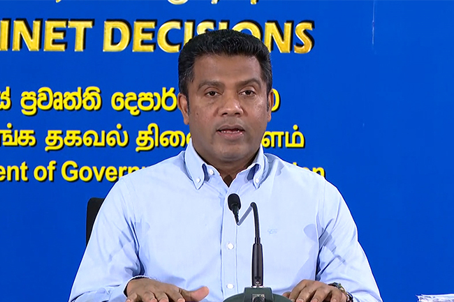 කැබිනට් තීරණ මෙන්න