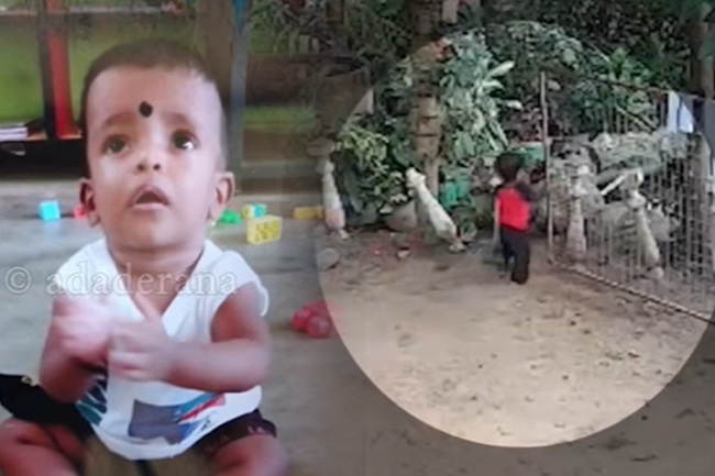 දිවා සුරැකුම් රැකවරණයේ සිටි පුංචි පුතු පොකුණකට වැටී මරුට 