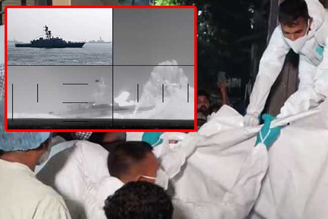 ඉරාන නාවික මළ සිරුරු මත්තල හරහා ඉරානයට