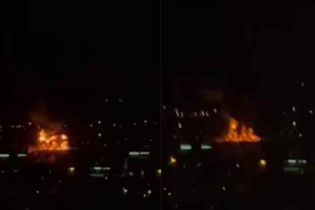 ඩ්‍රෝන ප්‍රහාරයක් හේතුවෙන්  ඩුබායි ගුවන්තොටුපොළ ආසන්නයේ ගින්නක් 