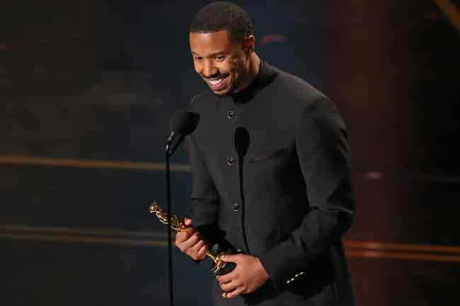 මයිකල් බී. ජෝර්ඩන් හොඳම නළුවා ලෙස  ඔස්කාර් සම්මානය දිනා ගනී