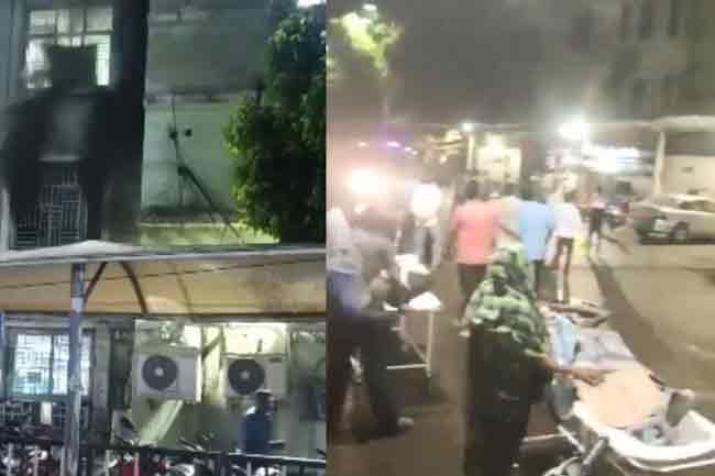 ඉන්දියාවේ රෝහලක හටගත් ගින්නකින් පුද්ගලයින් 10ක් මරුට