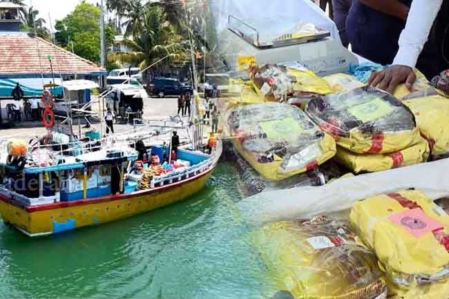 දකුණු මුහුදේ දී මත්ද්‍රව්‍ය සමඟ අත්අඩංගුවට ගත් 5කට රැඳවුම් නියෝග