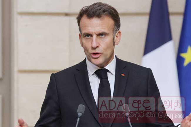 ප්‍රහාර නවත්වන්නැයි ප්‍රංශ ජනපතිගෙන් ප්‍රකාශයක්