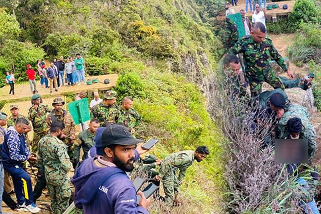 ලෝකාන්තයෙන් වැටුණු විශ්වවිද්‍යාල සිසුවියක් නිරුපද්ධිතව බේරා ගැනේ