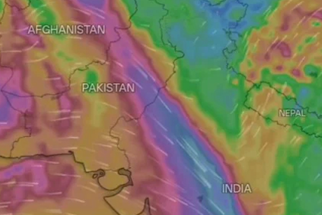 ඉන්දියාව, පාකිස්තානය සහ ඇෆ්ගනිස්තානයට අසාමාන්‍ය කාලගුණික සංසිද්ධියක් 