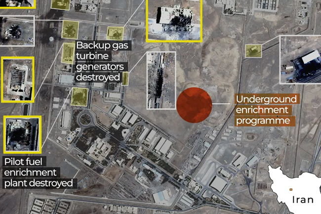 ඉරානයේ නටාන්ස් න්‍යෂ්ටික මධ්‍යස්ථානයට යළිත් ප්‍රහාරයක්