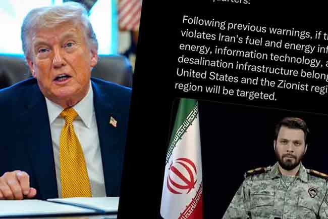 ට්‍රම්ප්ගේ අනතුරු ඇඟවීමට ඉරානයෙන් ප්‍රතිචාර