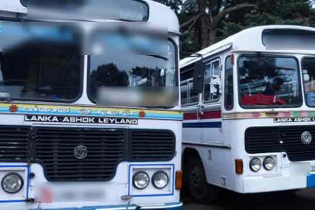 පෞද්ගලික බස් රථ සියයට 90ක් ධාවනයෙන් ඉවත් වෙයි
