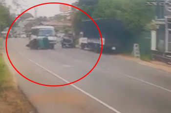 හොරණ - රත්නපුර මාර්ගයේ  මාරක අනතුරක්