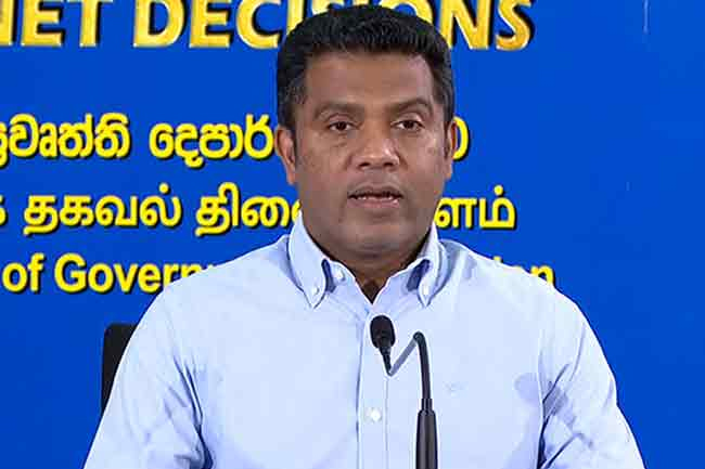 කැබිනට් තීරණ මෙන්න