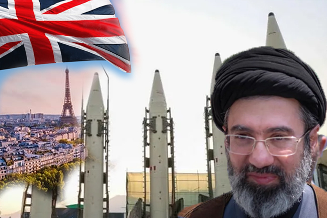 ලන්ඩනය සහ පැරීසියත් ඉරාන මිසයිලවල ඉලක්ක වෙයි ද? බටහිර රටවල් දැඩි විමසිල්ලෙන්