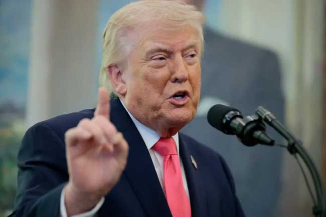 ඉරාන යුද්ධය ජයගත් බව අමෙරිකානු ජනපති ප්‍රකාශ කරයි 