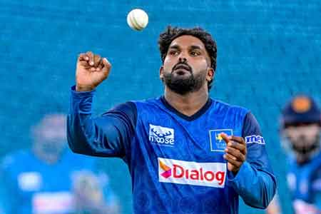 වනිඳු හසරංගට විනය පරීක්ෂණයක් ?