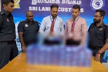 විදෙස් දුම්වැටි තොගයක් සමග පුද්ගලයෙකු අත්අඩංගුවට