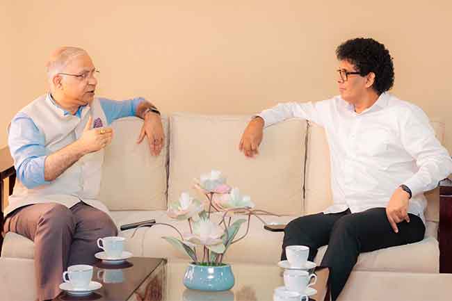 ඉන්දීය මහ කොමසාරිස්වරයා සහ වෙළෙඳ අමාත්‍යවරයා අතර සාකච්ඡාවක්