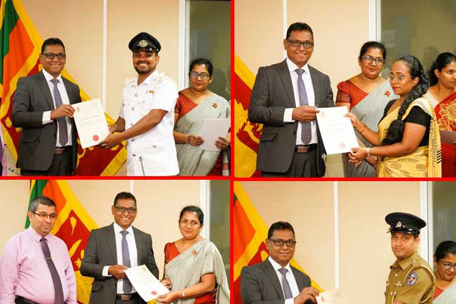 රාජ්‍ය සේවකයින්ට සංඥා භාෂා පුහුණුව - කොළඹ දිස්ත්‍රික්කයේ සේවකයින්ට සහතිකපත්