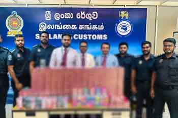 විදේශීය නිෂ්පාදිත දුම්වැටි තොගයක් කටුනායක දී අත්අඩංගුවට