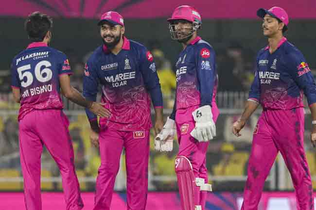 රාජස්ථාන් රෝයල්ස් කණ්ඩායමට කඩුළු 8ක ජයක්