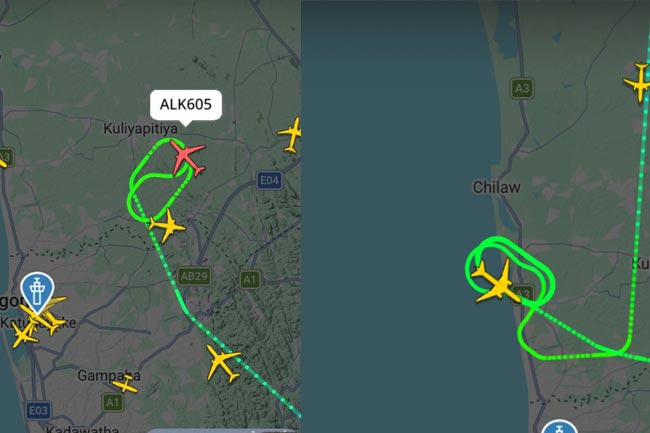 අයහපත් කාලගුණය නිසා කටුනායක ගුවන් මෙහෙයුම්වල ප්‍රමාදයන්