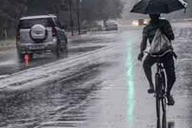 හෙට ප්‍රදේශ කිහිපයකට වැසි