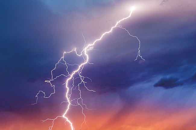 ප්‍රබල අකුණු පිළිබඳ අවවාදාත්මක නිවේදනයක්