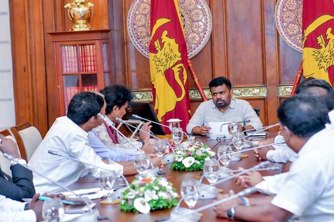 දෙමළ පක්ෂ නියෝජිතයින් ජනපති හමුවෙයි