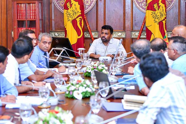 ජල කළමනාකරණය පිළිබඳ සාකච්ඡාවක් ජනපති ප්‍රධානත්වයෙන්