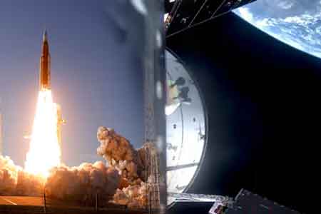 ඔරියන් යානය පෘථිවි කක්ෂය පසුකර සඳට තවත් ළංවෙයි