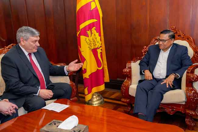 ඇමති විජිත සහ රුසියානු  නියෝජ්‍ය විදේශ ඇමති අතර හමුවක්