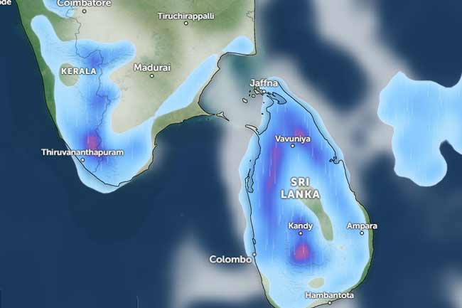 වායුගෝලයේ වෙනසක් - ඉදිරි දිනවල තද වැසි 