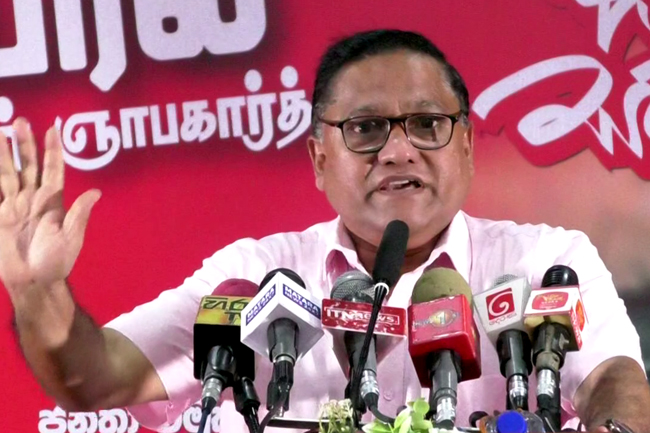 ඔත්තේ ඉරට්ටේ ගැන ඇමති විජිතගෙන් ප්‍රකාශයක්