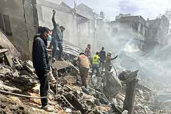 ඊශ්‍රායල ගුවන් ප්‍රහාරවලින් ලෙබනනයේ පුද්ගලයන් 11ක් ජීවිතක්ෂයට