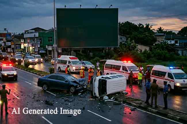 ‍වසරේ ගත වූ කාලය තුළ මාරක අනතුරු 676ක් 