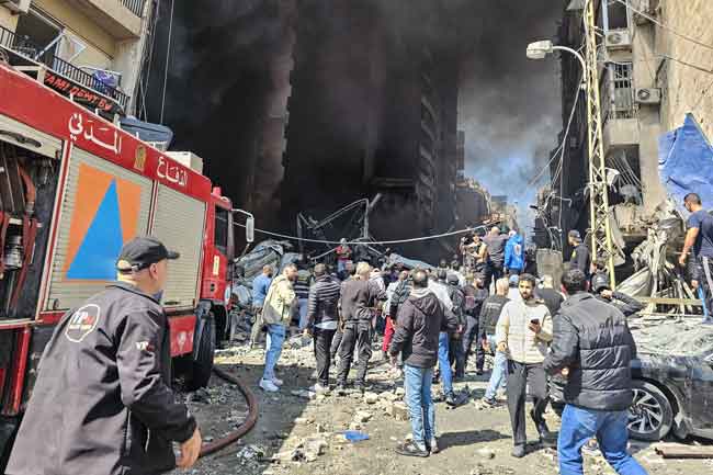 ඊශ්‍රායලය ලෙබනනයට එල්ලකළ ප්‍රහාරයකින් 254ක් මරුට