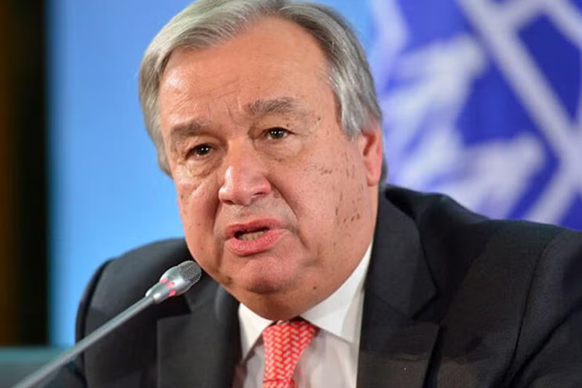 ලෙබනනයට එල්ල කළ ප්‍රහාර එක්සත් ජාතීන්ගේ මහලේකම් දැඩි ලෙස හෙළා දකී