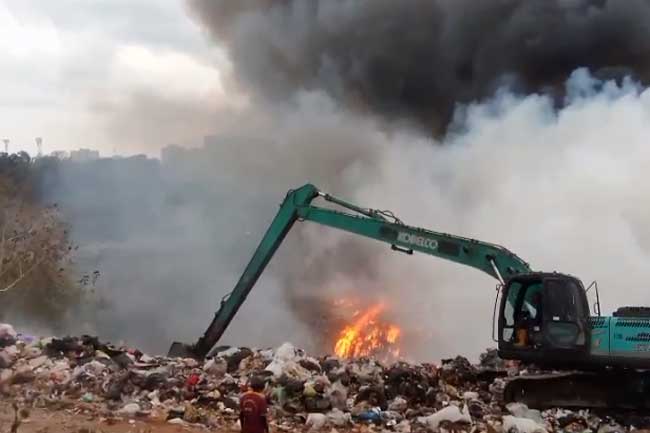 කරදියාන කුණු කන්දේ ගින්න ගැන පොලිසියෙන් මහජනතාවට දැනුම්දීමක් 