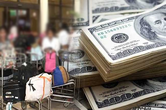 මාස තුනක් තුළ රට විරුවන්ගෙන් ලැබීම් ඩොලර් බිලියන 2.2 ඉක්මවයි